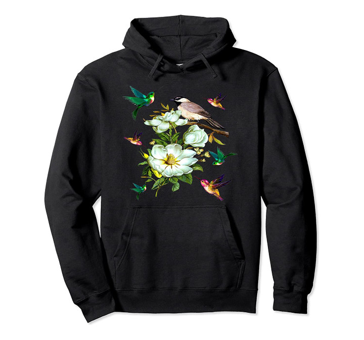 Hummingbird Bird Flowers Lovers T Shirt Gift Tee Womens Mens Pullover Hoodie, T-Shirt, Sweatshirt