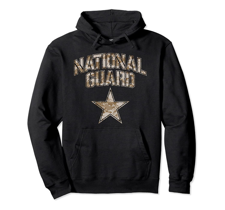 National Guard Hoodie for Women and Men (Camo), T-Shirt, Sweatshirt