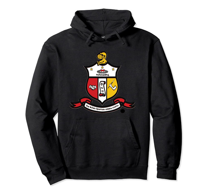 Kappa Crimson Alpha Psi Fraternity Crest Gift Pullover Hoodie