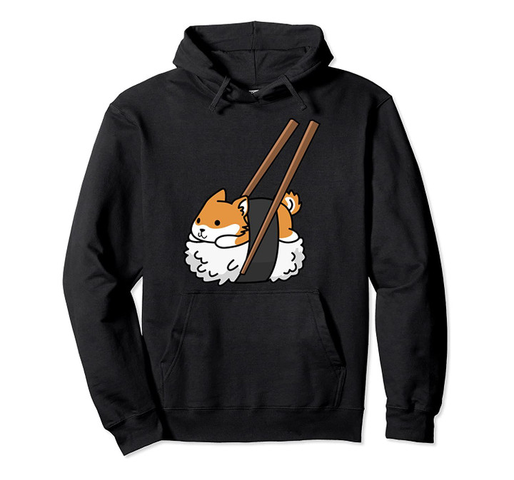Shiba Inu Sushi Funny Dog Gift Pullover Hoodie, T-Shirt, Sweatshirt