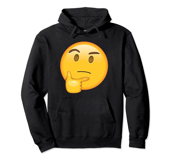 Emoji Thinking Face Thought Light Bulb Having Idea Texting Pullover Hoodie, T-Shirt, Sweatshirt
