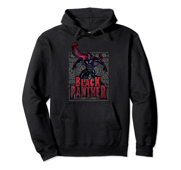 Marvel Black Panther Geometric Pattern Claws Out Hoodie, T-Shirt, Sweatshirt
