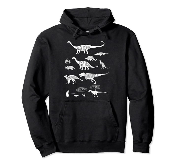 Types Of Dinosaurs Hoodie, T-Shirt, Sweatshirt