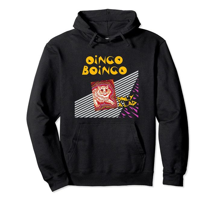 Oingo Boingo Cat Graphic Pullover Hoodie, T-Shirt, Sweatshirt