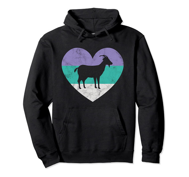 Goat Gift For Women & Girls Retro Cute Pullover Hoodie, T-Shirt, Sweatshirt