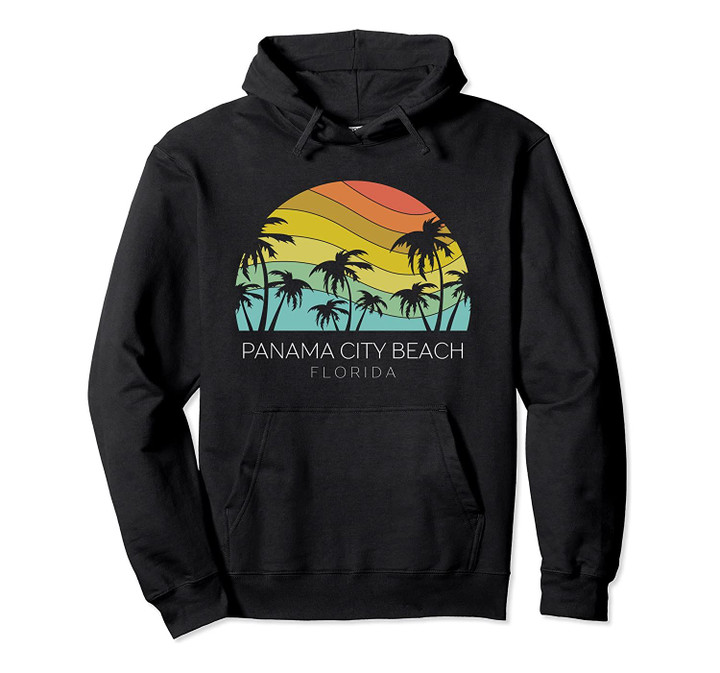 Panama City Beach Florida Retro Souvenir Summer Keys Surf Pullover Hoodie, T-Shirt, Sweatshirt