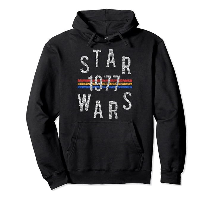 Star Wars Vintage Retro Collegiate Stripes 1977 Hoodie, T-Shirt, Sweatshirt