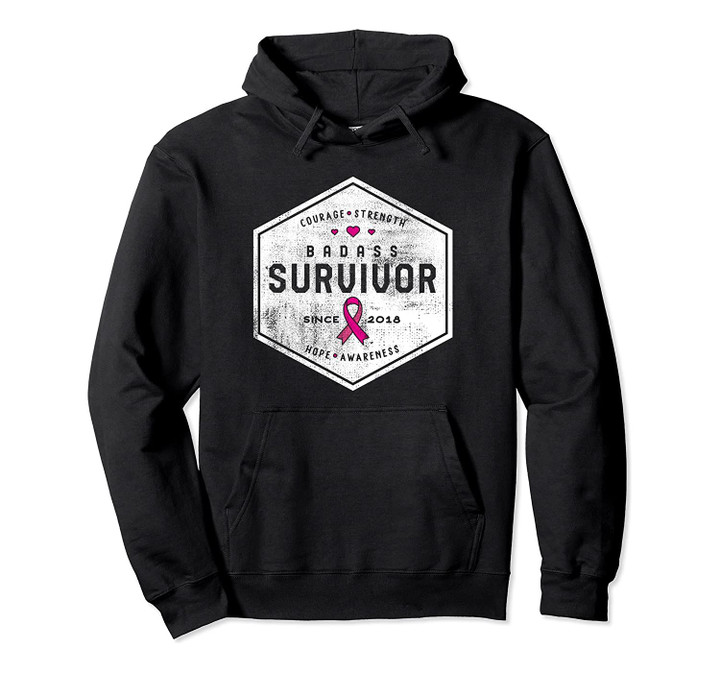Breast Cancer Awareness Hoodie : Survivor Since 2018 Hoodie, T-Shirt, Sweatshirt