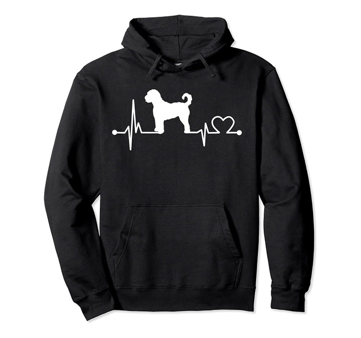 Labradoodle Heartbeat Funny Love Dog Pet Gift Kid/Women/Men Pullover Hoodie, T-Shirt, Sweatshirt