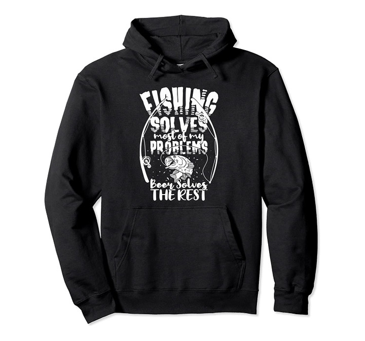 Fishing and Beer | Funny Fishing Quote Pullover Hoodie, T-Shirt, Sweatshirt