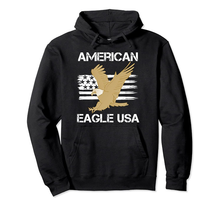 Eagle USA Flag Pullover Hoodie, T-Shirt, Sweatshirt