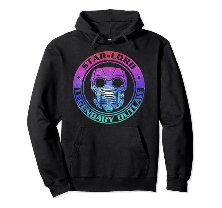 Marvel Guardians Of Galaxy Star-Lord Rainbow Outlaw Hoodie, T-Shirt, Sweatshirt