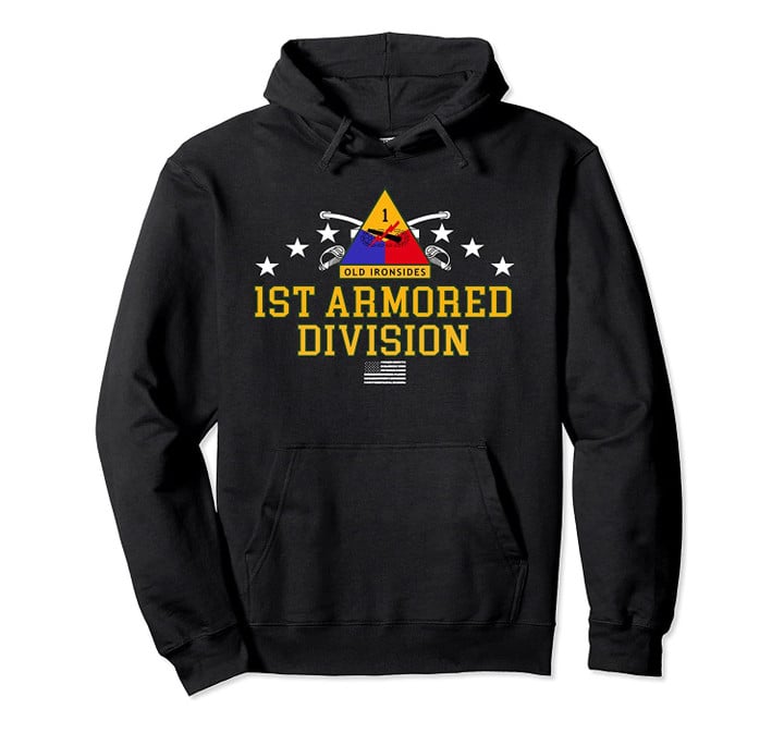 1st Armored Division Pullover Hoodie, T-Shirt, Sweatshirt