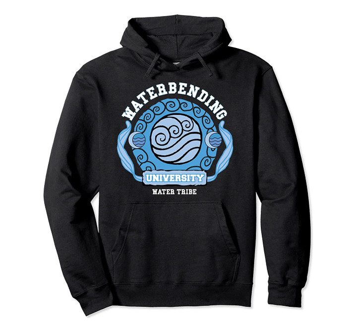 Water Bending University Logo Water Nation Pullover Hoodie, T-Shirt, Sweatshirt