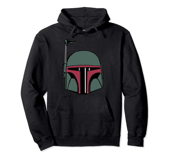 Star Wars Boba Fett Simple Helmet Graphic Hoodie, T-Shirt, Sweatshirt