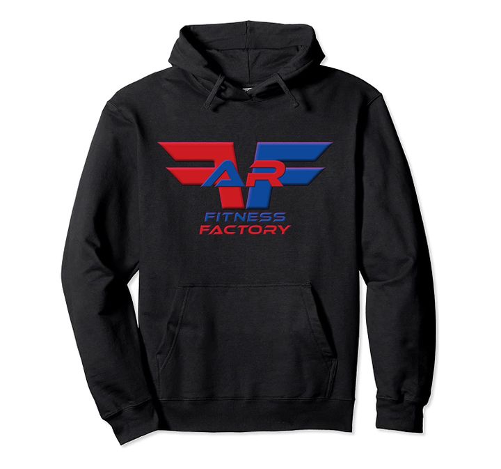 AR Fitness Factory Wings Logo Pullover Hoodie, T-Shirt, Sweatshirt