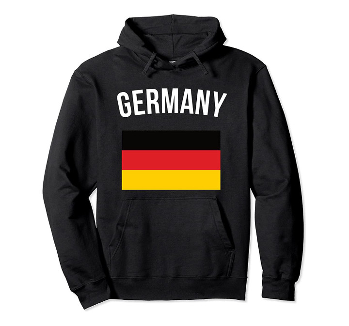 Germany Hoodie German Flag Hooded Sweater Vacation Souvenir Pullover Hoodie, T-Shirt, Sweatshirt