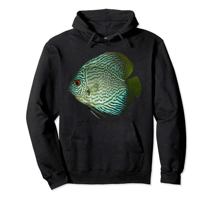 Aquarium Hoodie Blue Discus Tropical Fish Hoodie Sweatshirt, T-Shirt, Sweatshirt