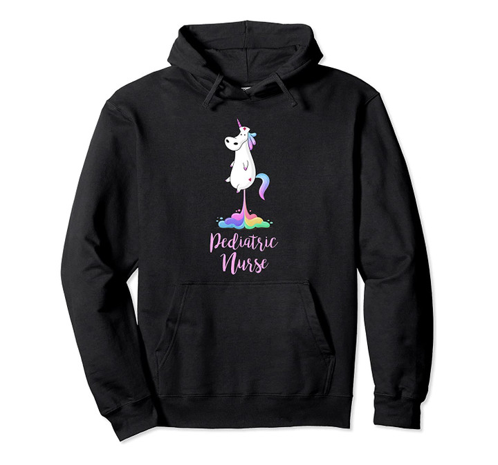 Pediatric Nurse Unicorn Peds RN Nursing Appreciation Gift Pullover Hoodie, T-Shirt, Sweatshirt
