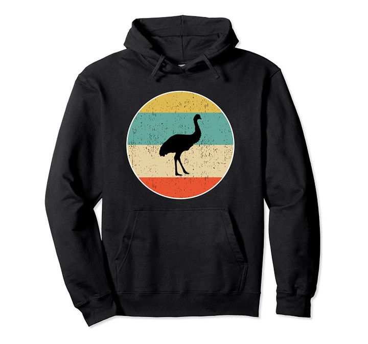 Emu Retro Gift Pullover Hoodie, T-Shirt, Sweatshirt