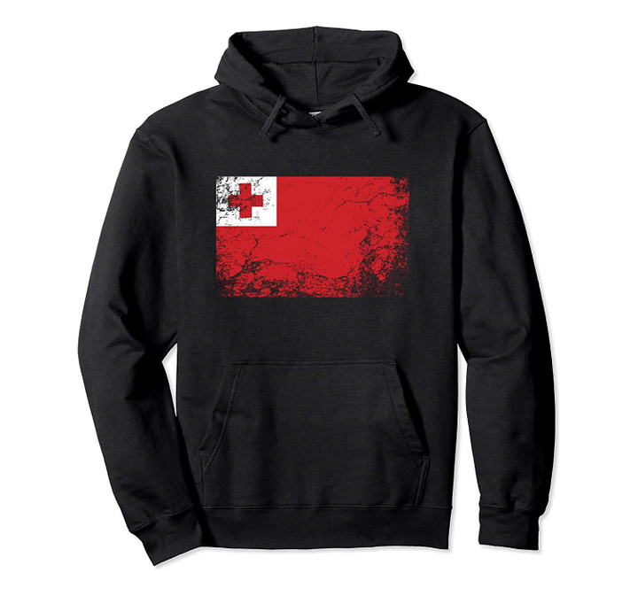 Tongan National flag vintage gift Pullover Hoodie, T-Shirt, Sweatshirt