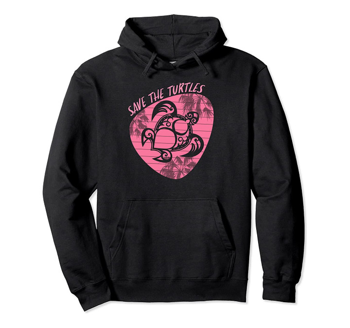 Save the Turtles Pink Retro Vintage Cute Sea Turtle Gift Pullover Hoodie, T-Shirt, Sweatshirt