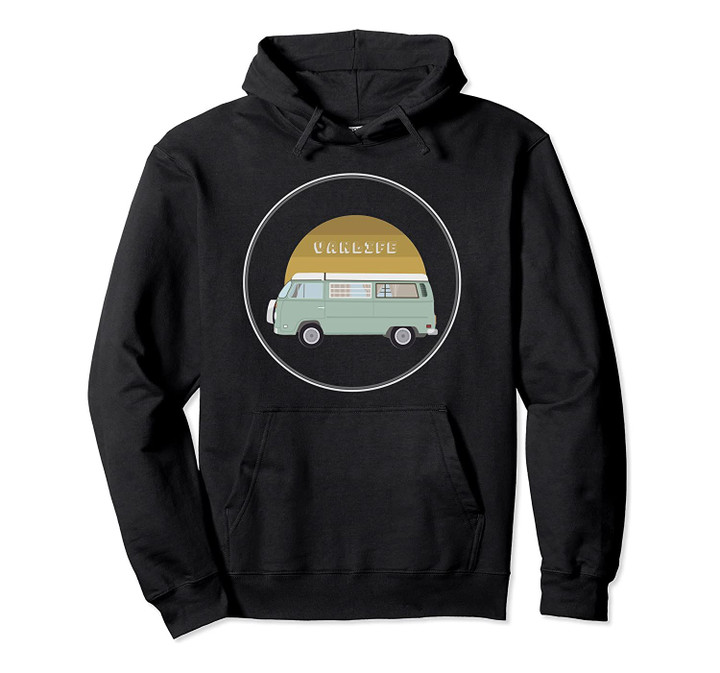 Van life bullie camper bus Hoodie by JanuArt, T-Shirt, Sweatshirt