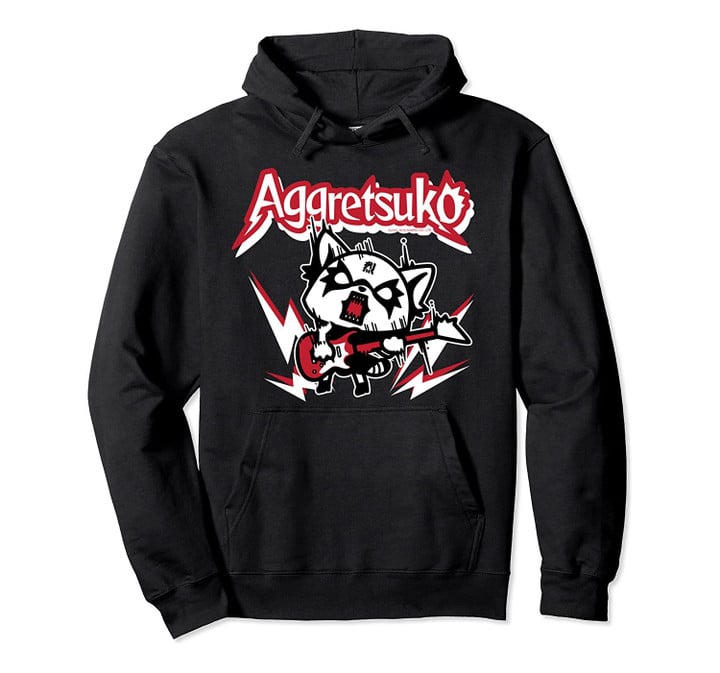 Aggretsuko Rocker Rage Hoodie, T-Shirt, Sweatshirt