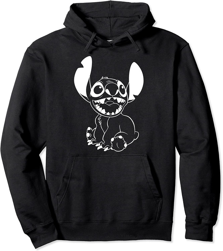 Simple Stitch Outline Pullover Hoodie