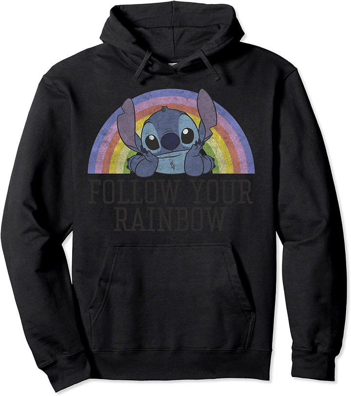 Follow Your Rainbow Pullover Hoodie