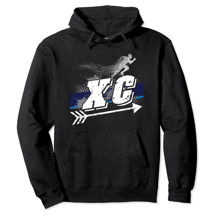 XC Cross Country Runner Coaches Trainers Team Running Pullover Hoodie