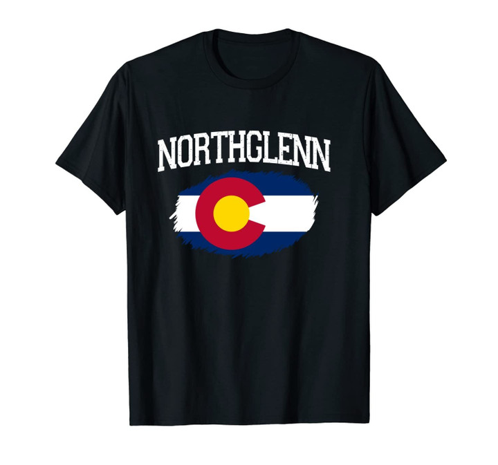 NORTHGLENN CO COLORADO Flag Vintage USA Sports Men Women Unisex T-Shirt