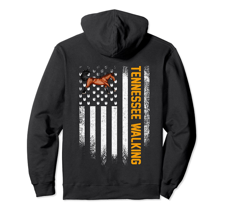 Vintage USA American Flag Tennessee Walking Horse Funny Gift Pullover Hoodie, T-Shirt, Sweatshirt