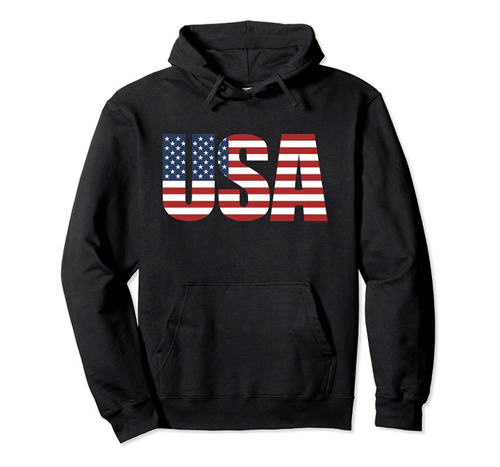 USA Hoodie Women Men, American Flag Patriotic Sweatshirt Pullover Hoodie, T-Shirt, Sweatshirt