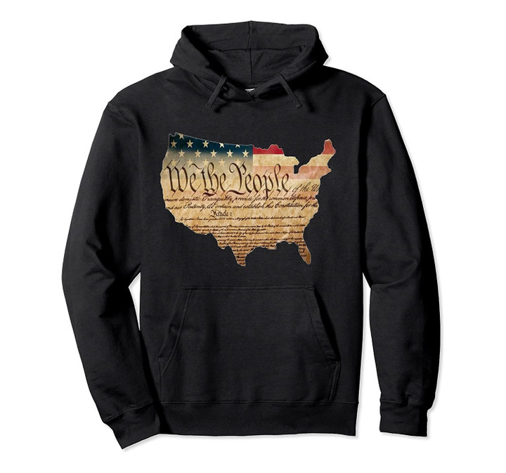 We The People Constitution USA Flag 2nd Amendment Gun Rights Pullover Hoodie, T-Shirt, Sweatshirt