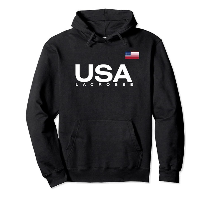 USA Lacrosse Flag Pullover Hoodie, T-Shirt, Sweatshirt
