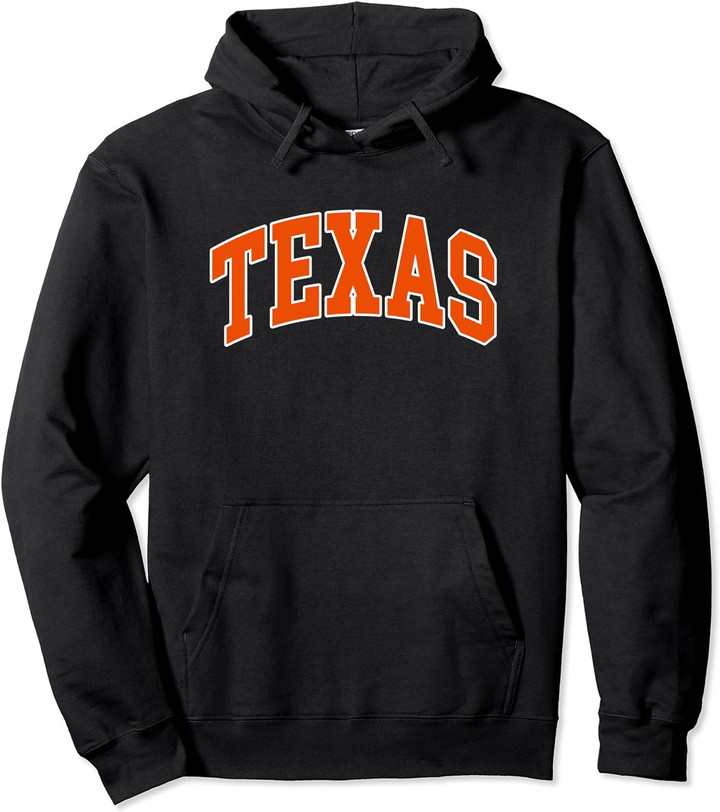 Texas - TX - Throwback Design Print - Classic Pullover Hoodie