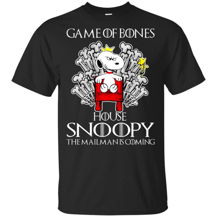 Game Of Bones House Snoopy The Mailman Is Coming Shirt