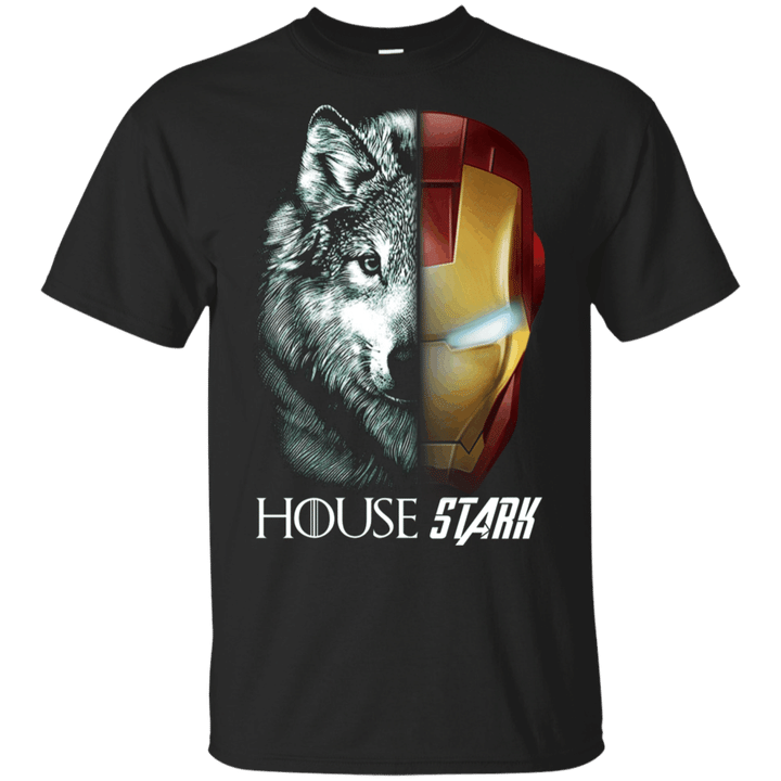 House Stark Funny GOT Wolf Iron Man Parody Marvel Fans Shirt