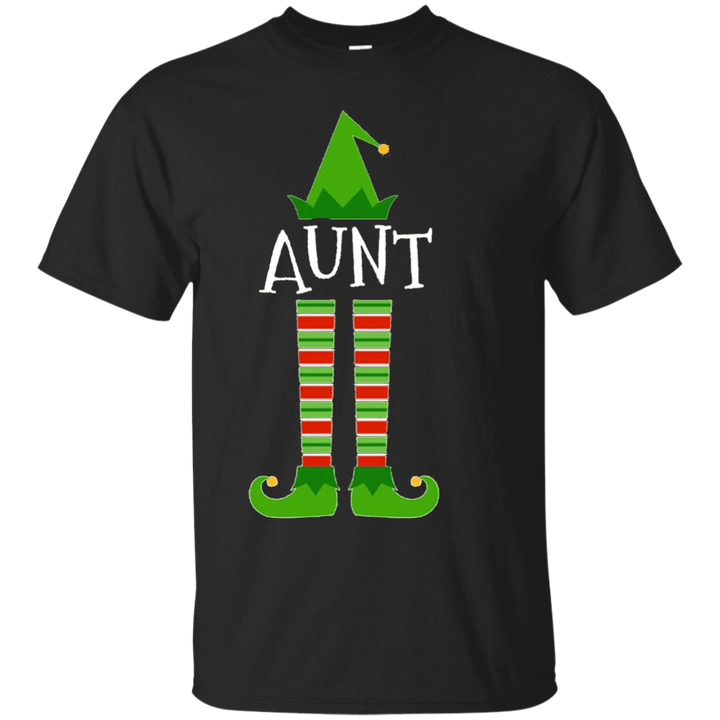 Aunt Elf Matching Family Group Christmas T Shirt