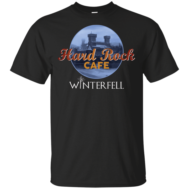 Hard Rock Cafe Winterfell Funny GOT Fans Coffee Lovers Shirt