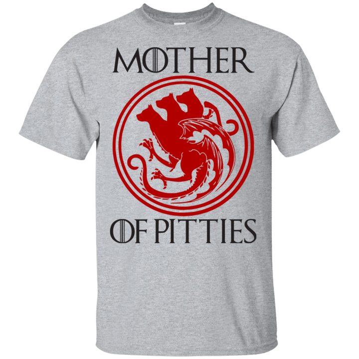Mother Of Pitties Pitbull Dog Lovers Girl Women GOT Fans Shirt