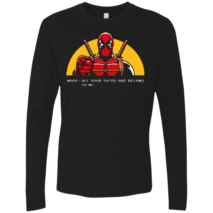 All Your Tacos Are Belong To Me Mens Premium Long Sleeve