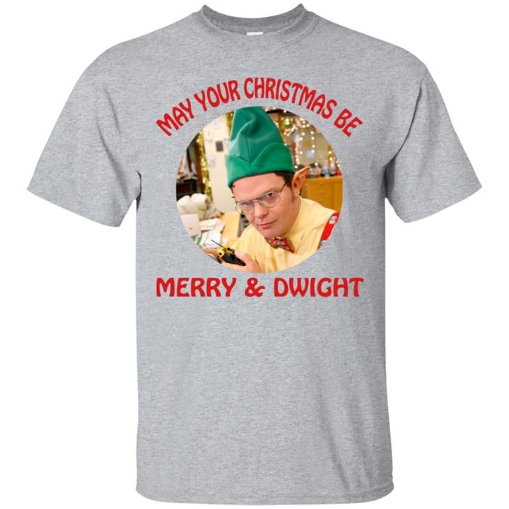 May Your Christmas Be Merry And Dwight Shirt