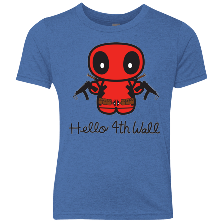 Hello 4th Wall Youth Triblend T-Shirt