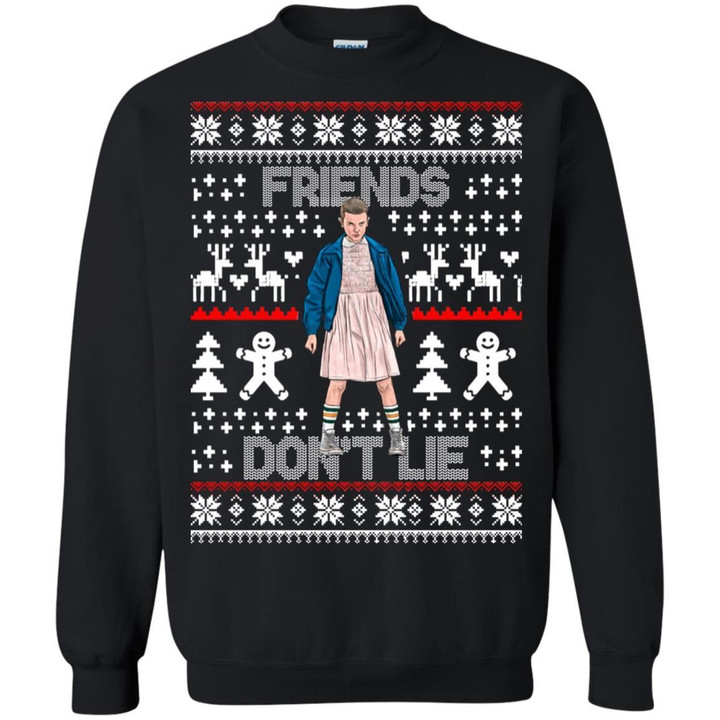 Stranger Things 11 - Friends Dont Lie Christmas Sweater