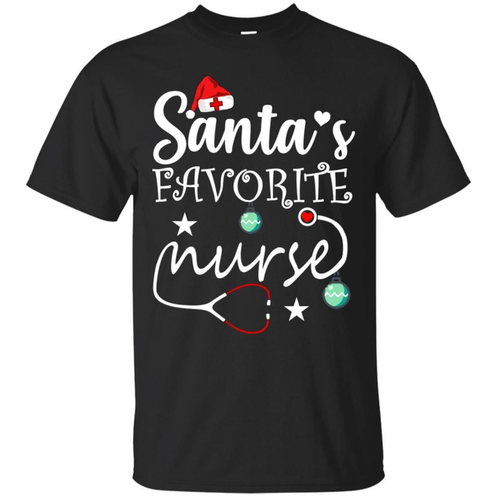 Santas Favorite Nurse Shirt