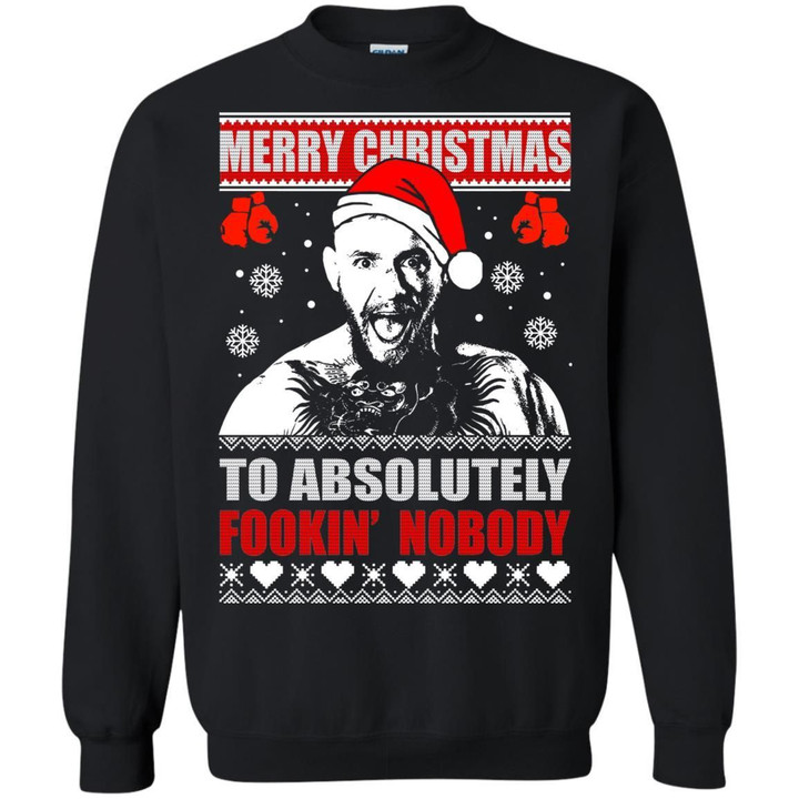 Conor Mcgregor - Merry Christmas To Absolutely Fookin Nobody Ugly Sweater