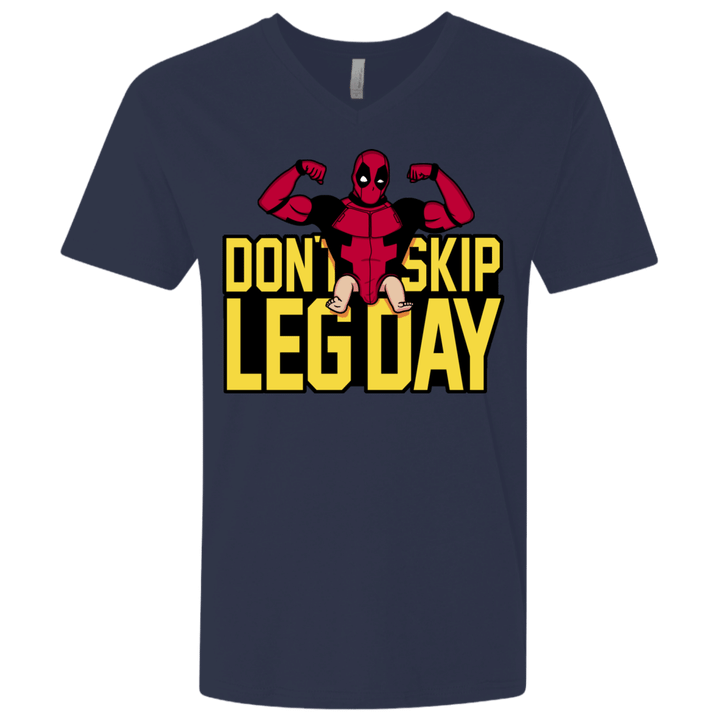 Dont Skip Leg Day Mens Premium V-Neck