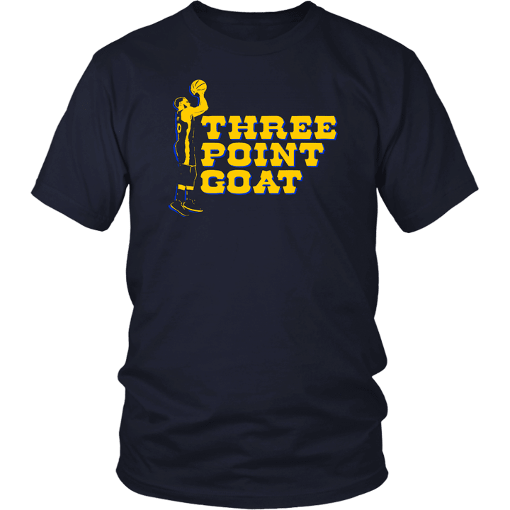 THREE POINT GOAT - Steph Curry Flurry Shirt Golden State Warriors